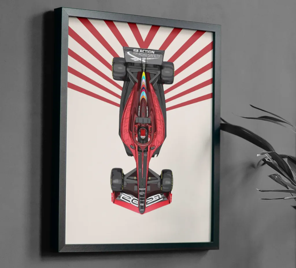Amazon product card for A clean, stylish tribute to one of racing’s most legendary teams.