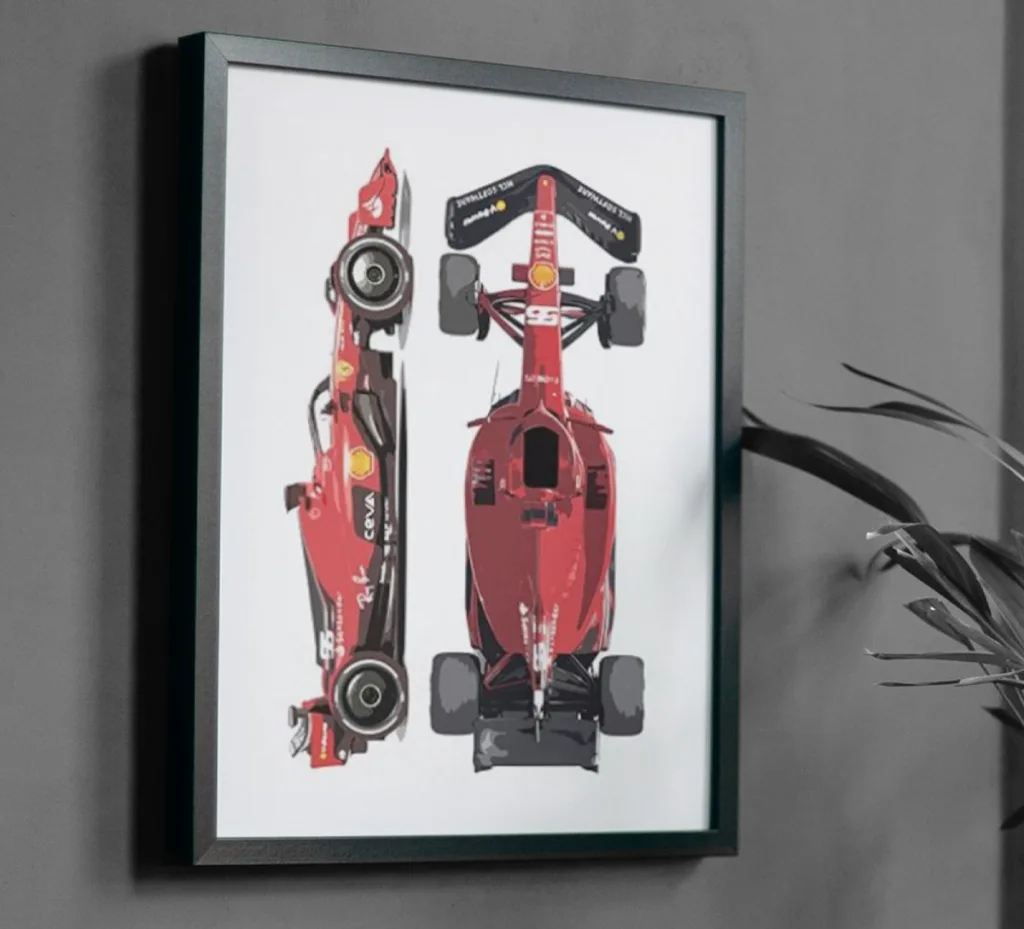 Amazon product card for A clean, stylish tribute to one of racing’s most legendary teams.