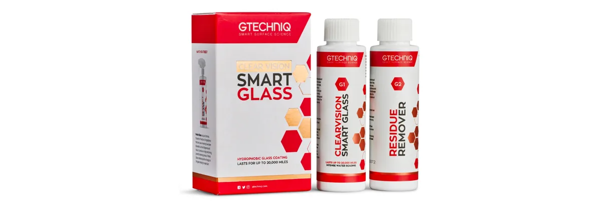 Amazon product card for Gtechniq G1 ClearVision Smart Glass