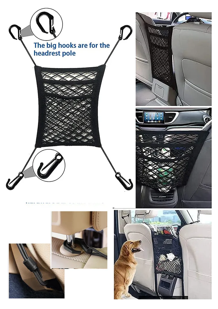 Amazon product card for Between the Seat Car Organizer