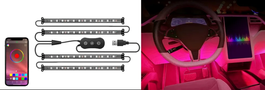 Amazon product card for Protect yourself from false claims and capture every ride with front, rear AND interior