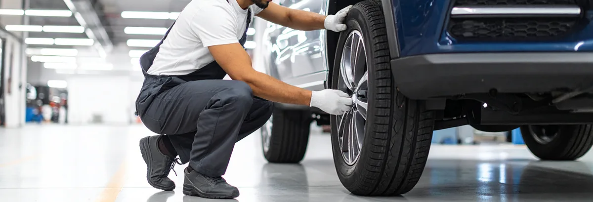 Tire Swaps and Maintenance Get Faster on white background