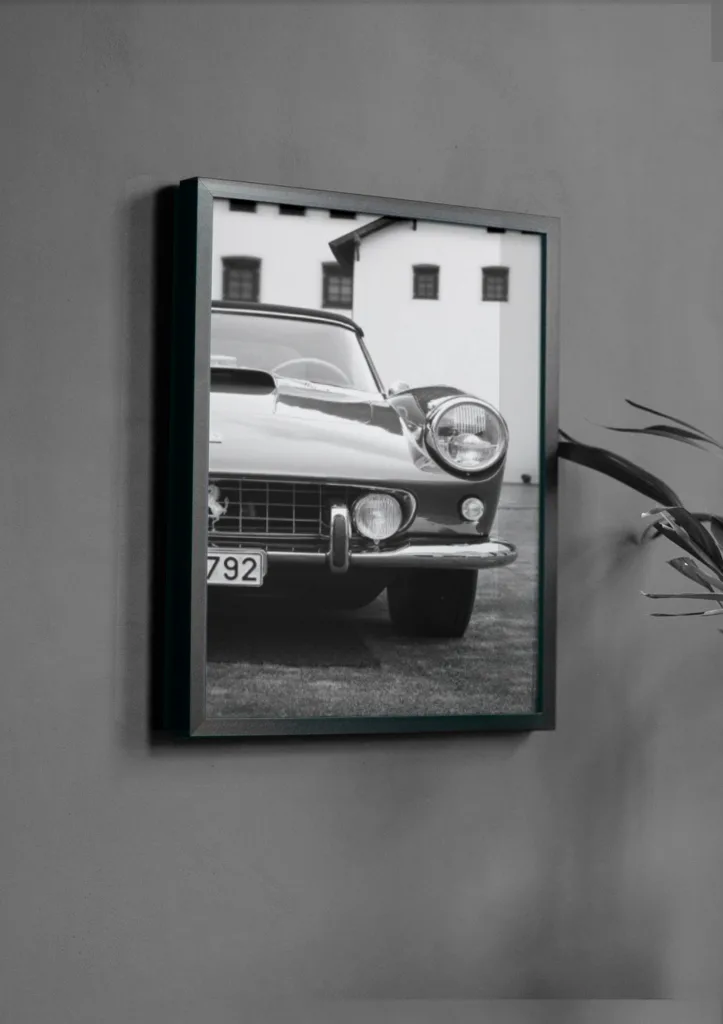 Amazon product card for Shelby Mustang B&W