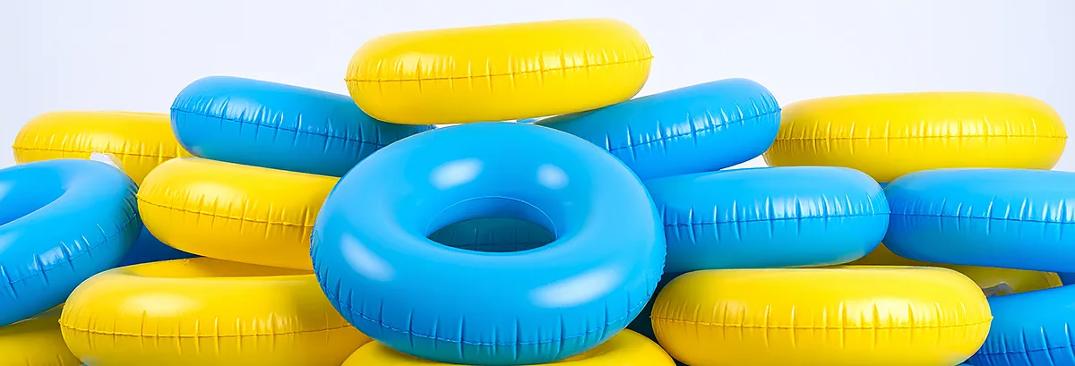 Inflatable Hero at Backyard BBQs on white background