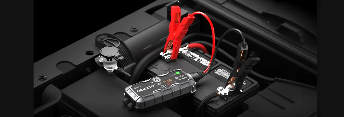 Amazon product card for Stay road-trip ready with this powerful, pocket-sized jump starter.