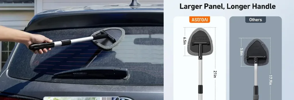 Amazon product card for Protect yourself from false claims and capture every ride with front, rear AND interior