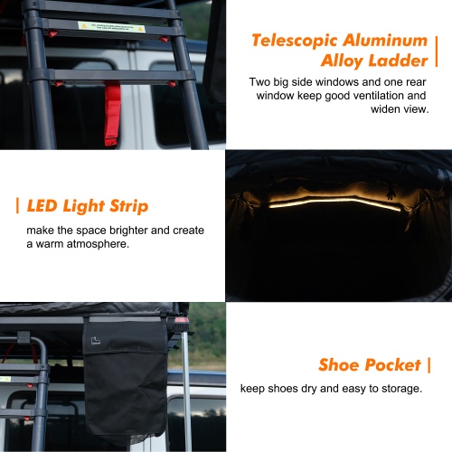 Car Rooftop Tent - 47in - Image 8