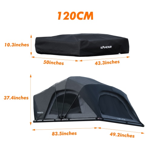 Car Rooftop Tent - 47in - Image 7