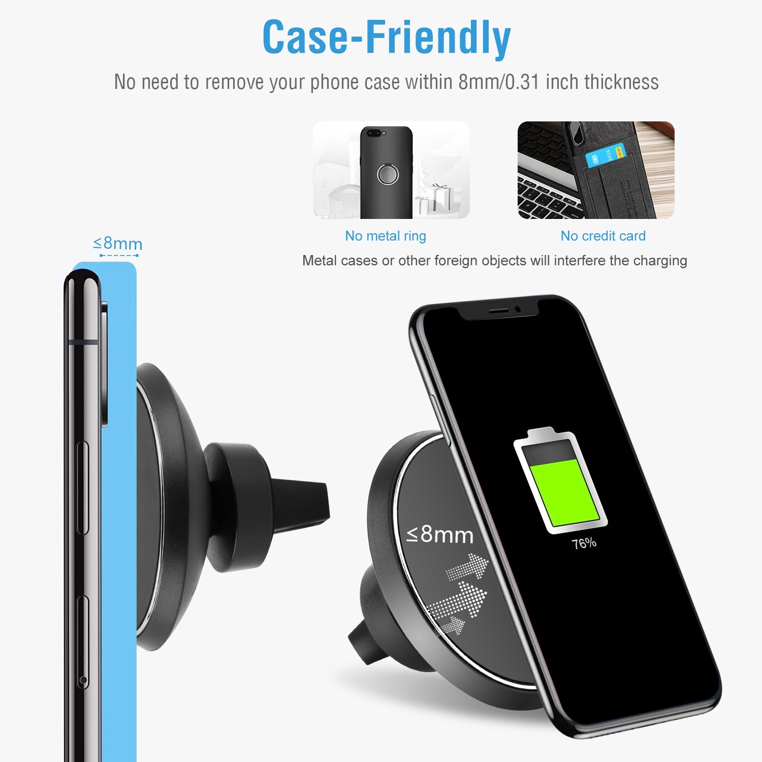Magnetic Wireless Car Charger - Image 3