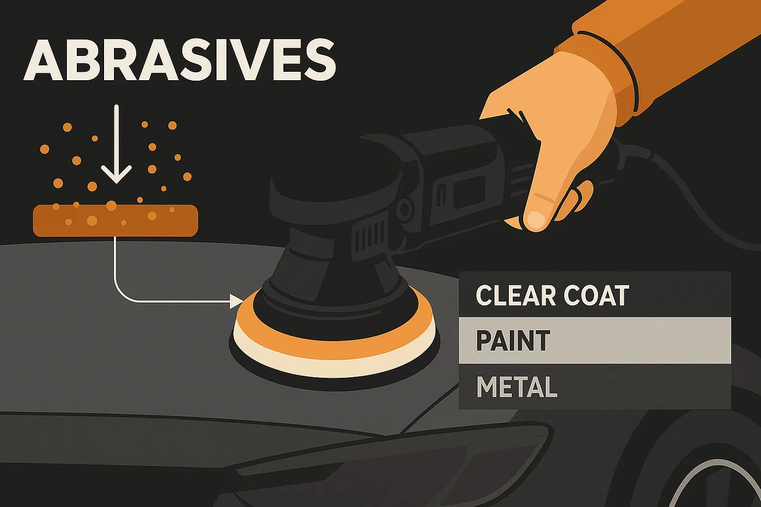 How Polishing Works on white background
