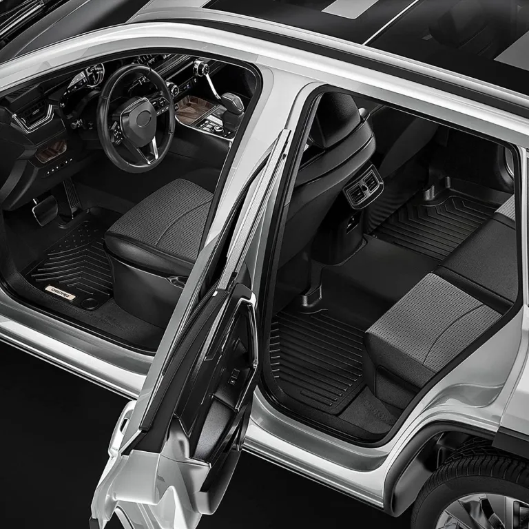 Laser scanned truck floor mats