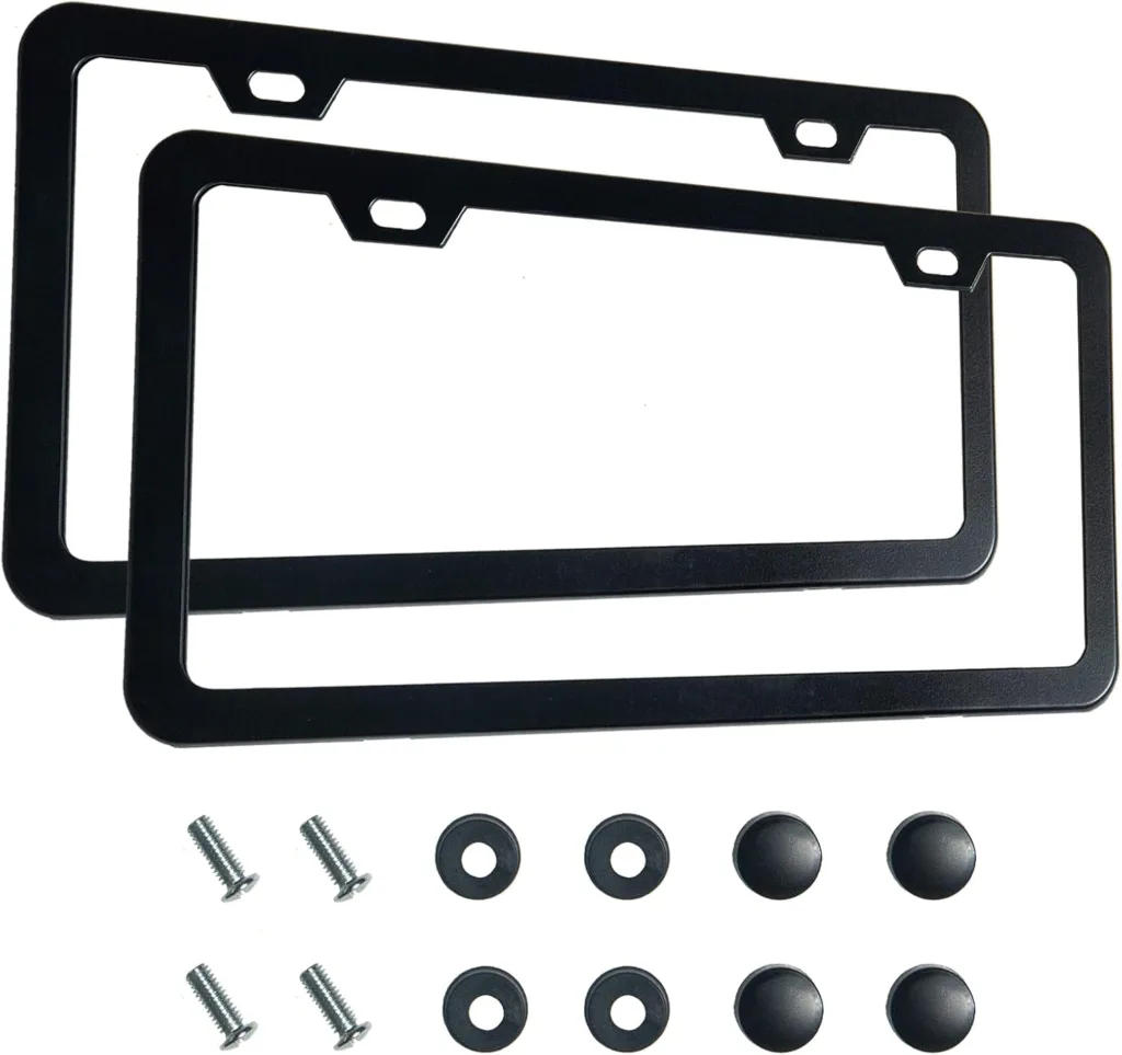 The Flat Look: Matte Aluminum Frame on white background