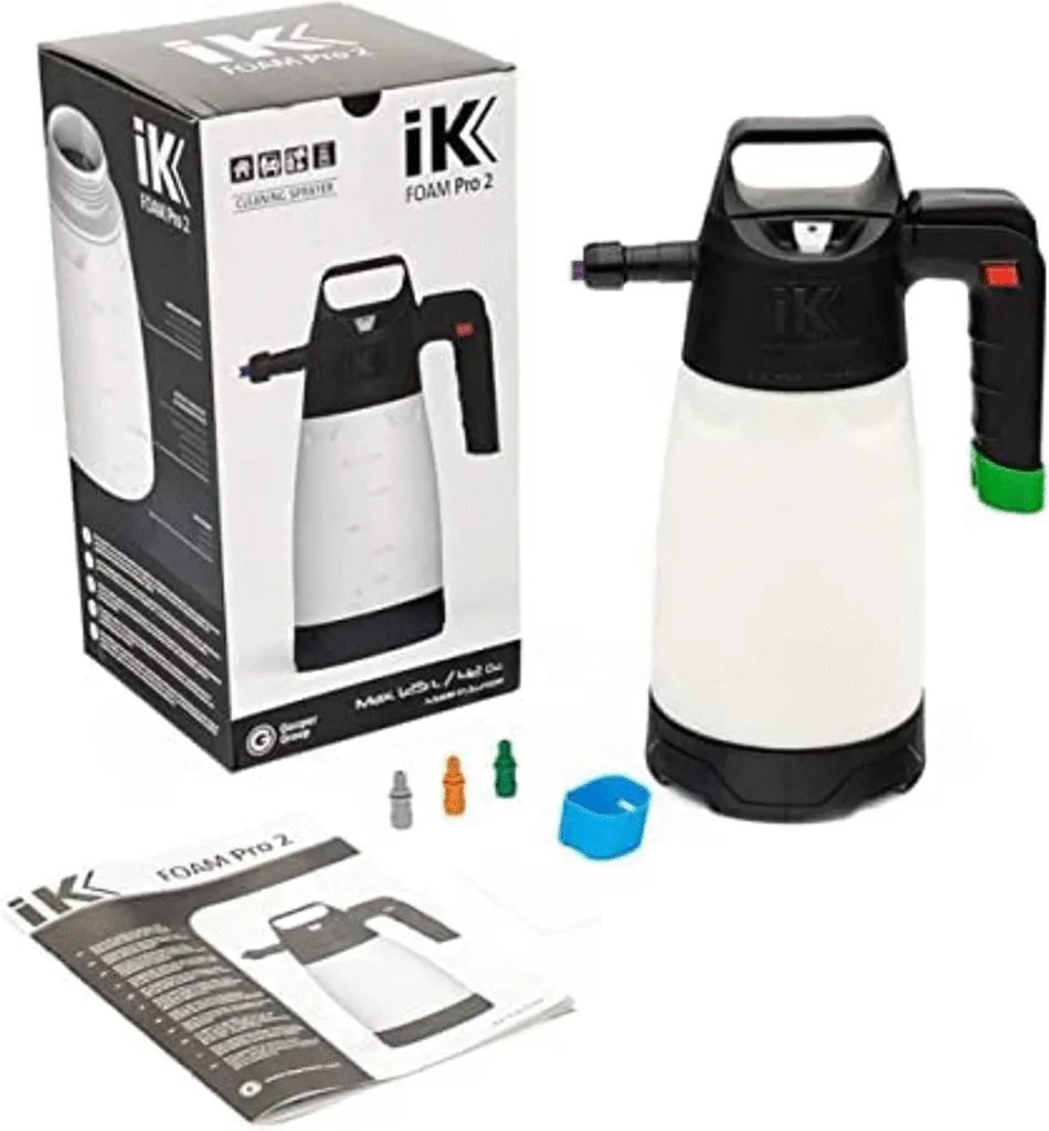 Amazon product card for Manual Pump Foam Cannon