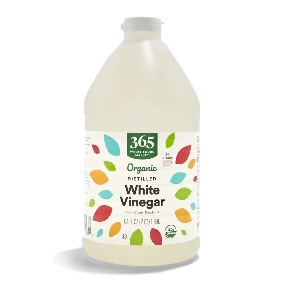 Amazon product card for White Vinegar for Hard Water Spot Removal