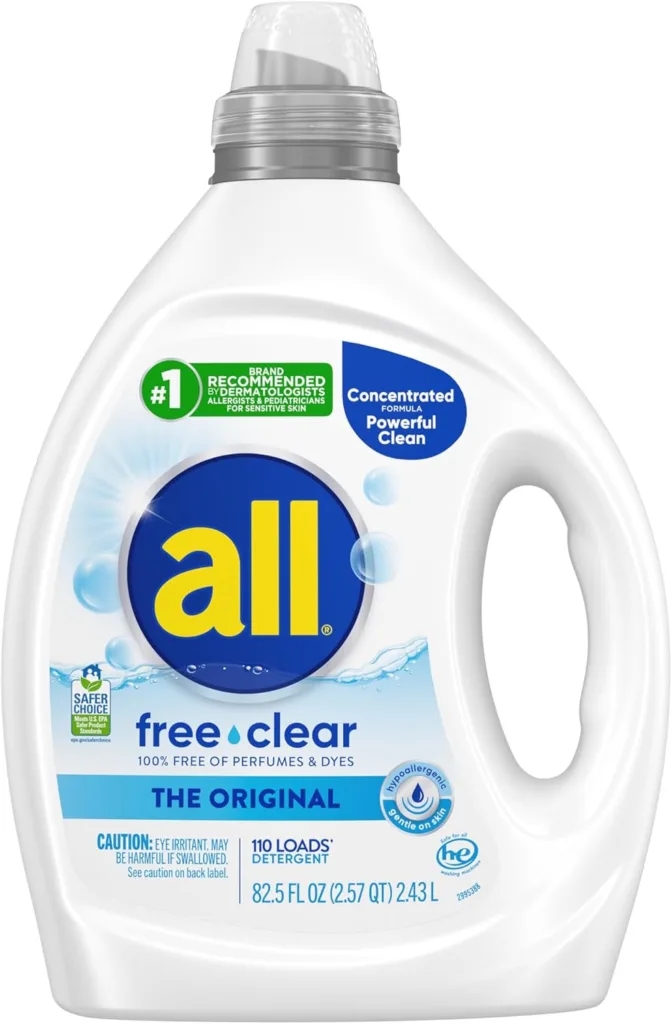 Amazon product card for Laundry Detergent for Cleaning Microfiber Towels