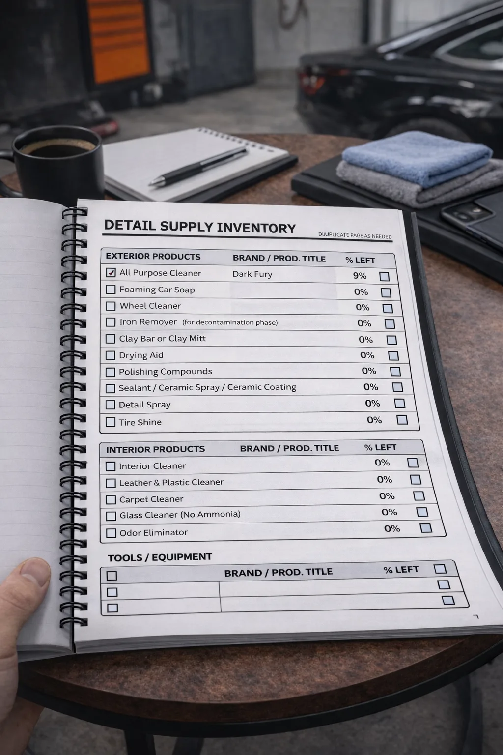 Gloss Logics Detailing Business Planner PDF - Image 2