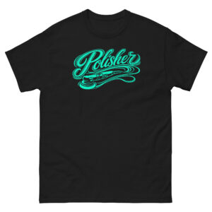 Auto-Polisher Tattoo Script - Auto-Detailing Graphic T-Shirt