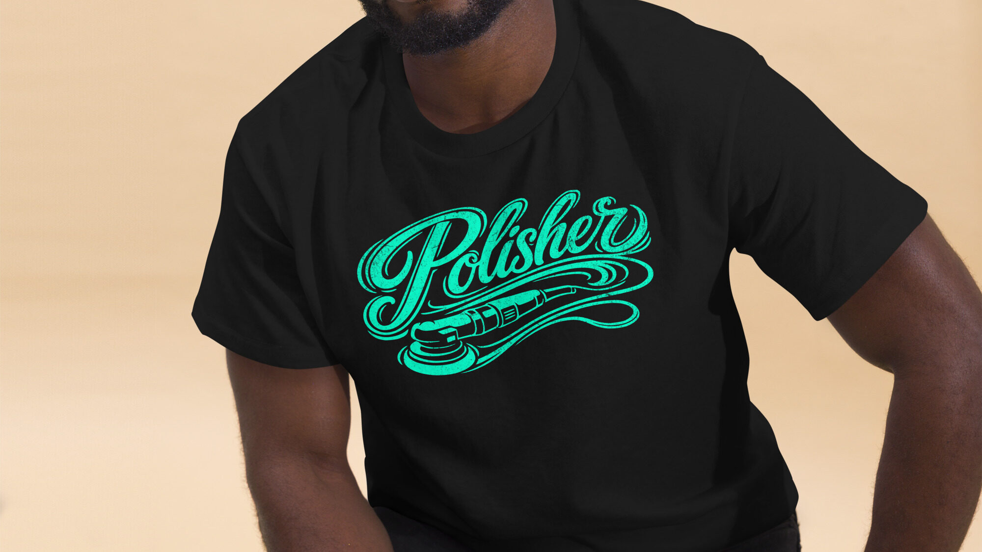 Gloss Logic Detailer T's -  Polisher Tattoo Script t-shirt design.